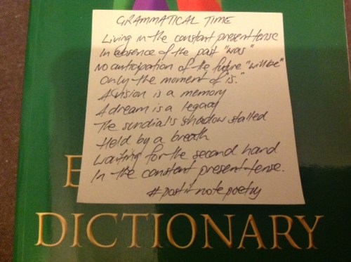 Post It Note Poetry Feb 15