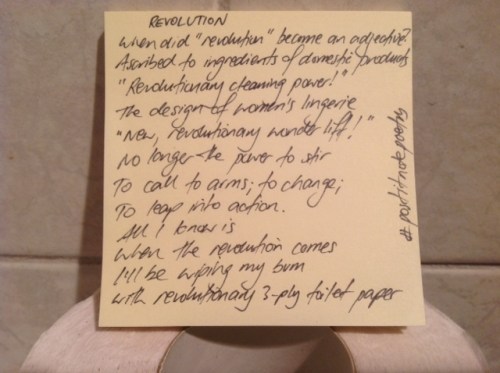 Post It Note Poetry Feb 23