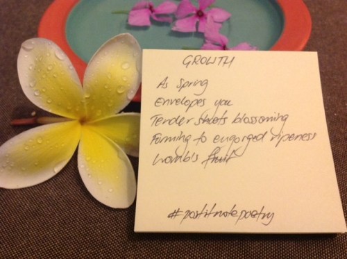 Post It Note Poetry Feb 25