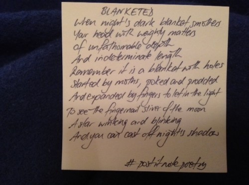 Post It Note Poetry Feb 27