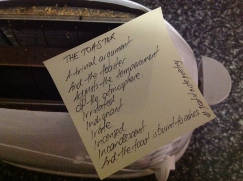 Post It Note Poetry Feb 7