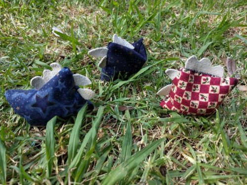 Tiny beanbag chickens